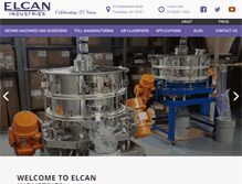 Tablet Screenshot of elcanindustries.com